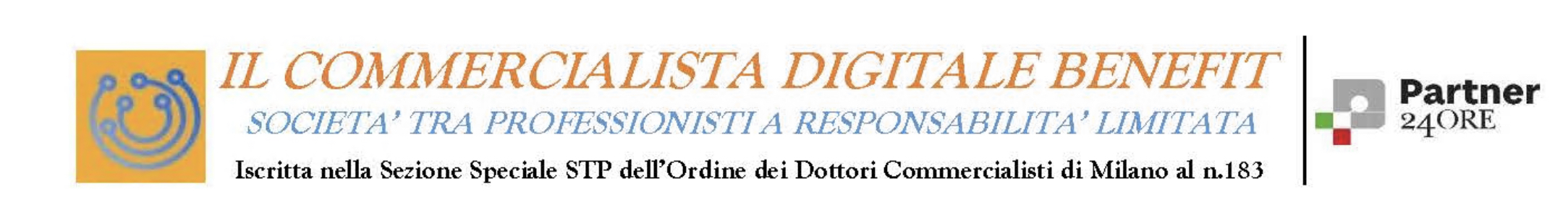 Il Commercialista Digitale Benefit 